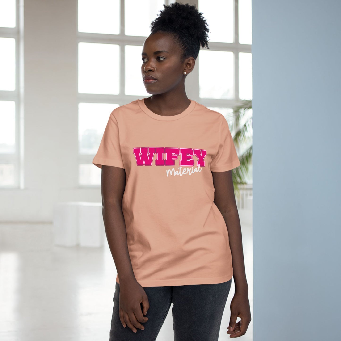 Wifey Material Women’s Maple Tee