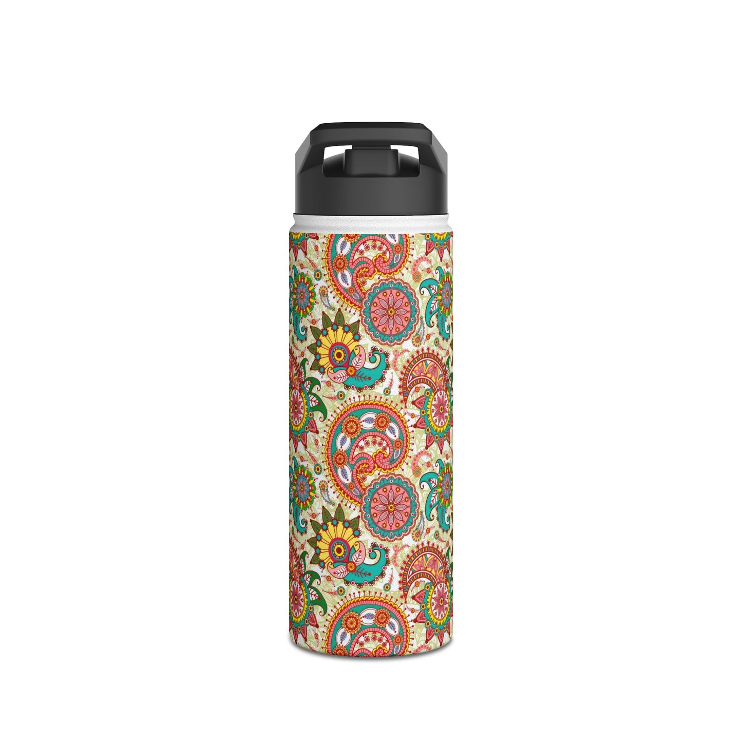 Indian Breath Stainless Steel Water Bottle, Standard Lid