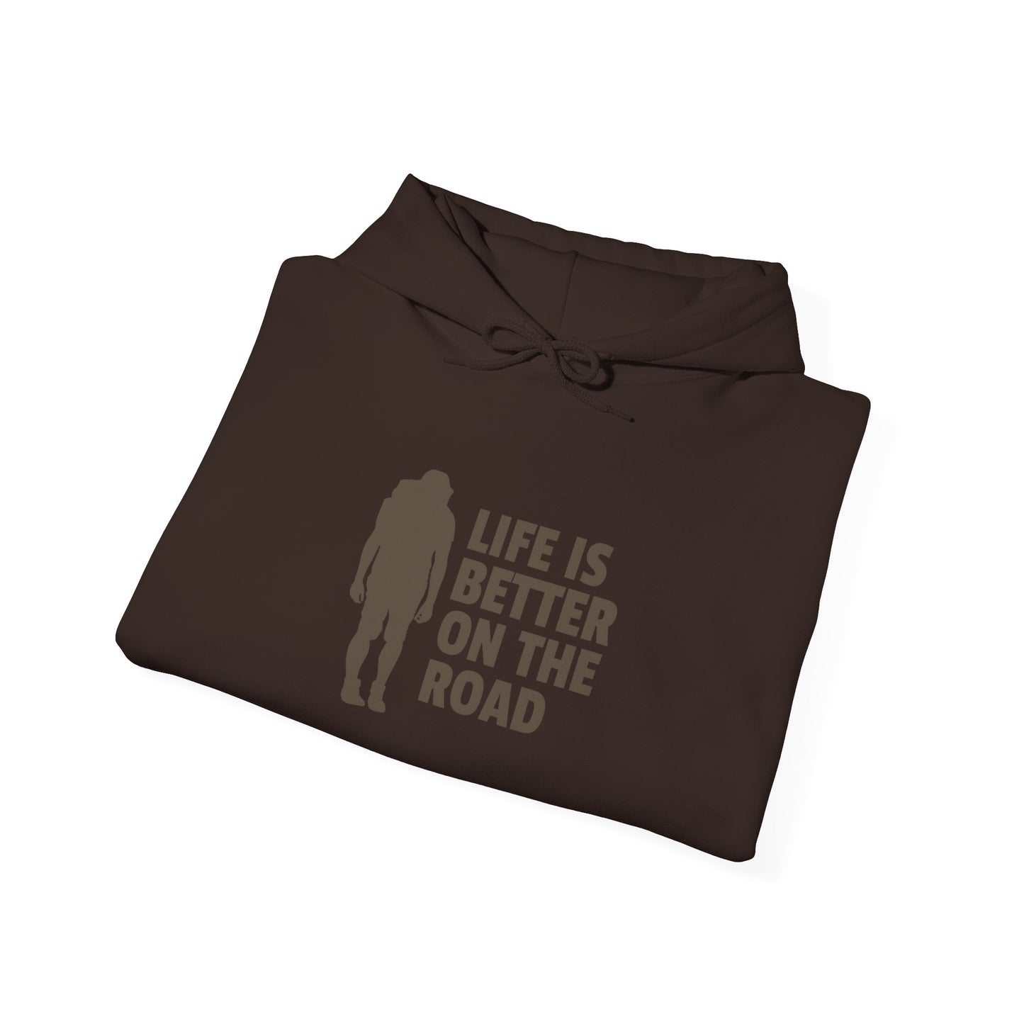 Life Is Better On The Road Unisex Heavy Blend™ Hooded Sweatshirt