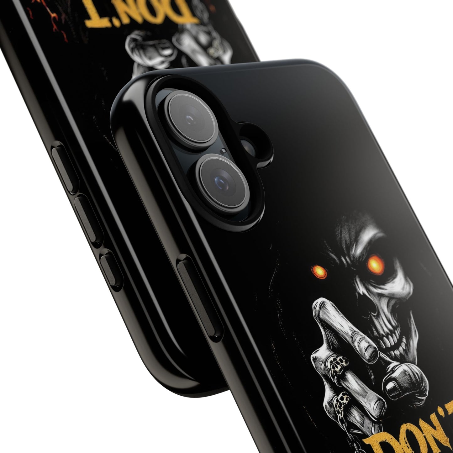 Skull iPhone Tough Cases, Don't Touch My Phone