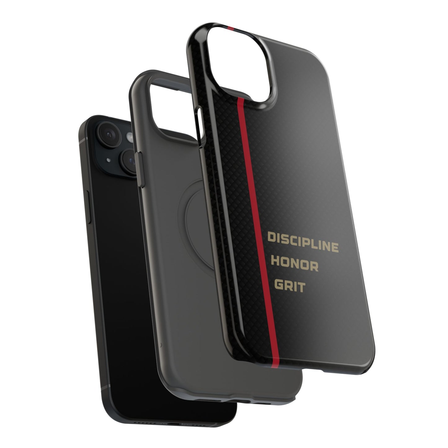 Discipline, Honor, Grit Impact-Resistant Phone Case