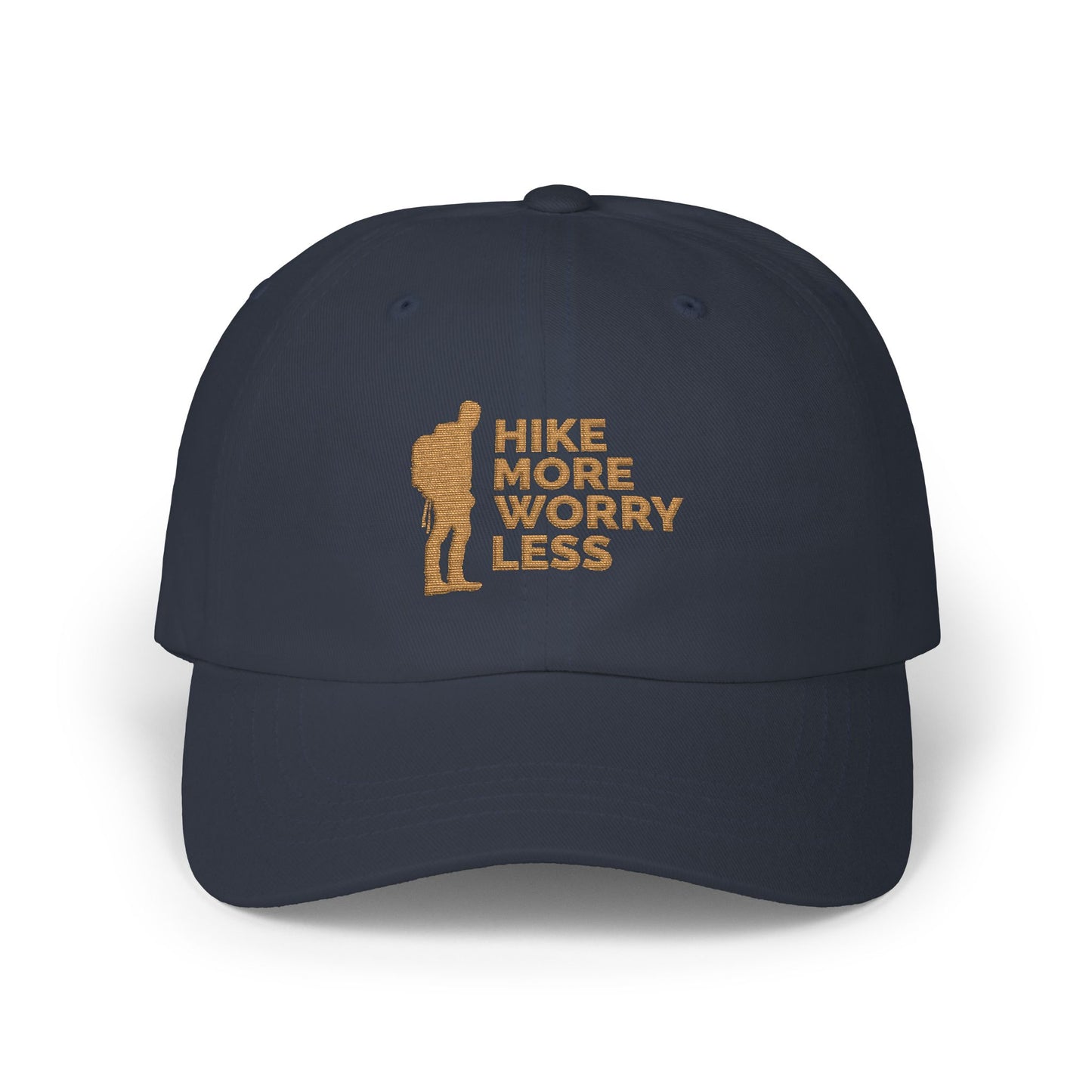 Hike More Worry Less Classic Dad Cap / embroidered