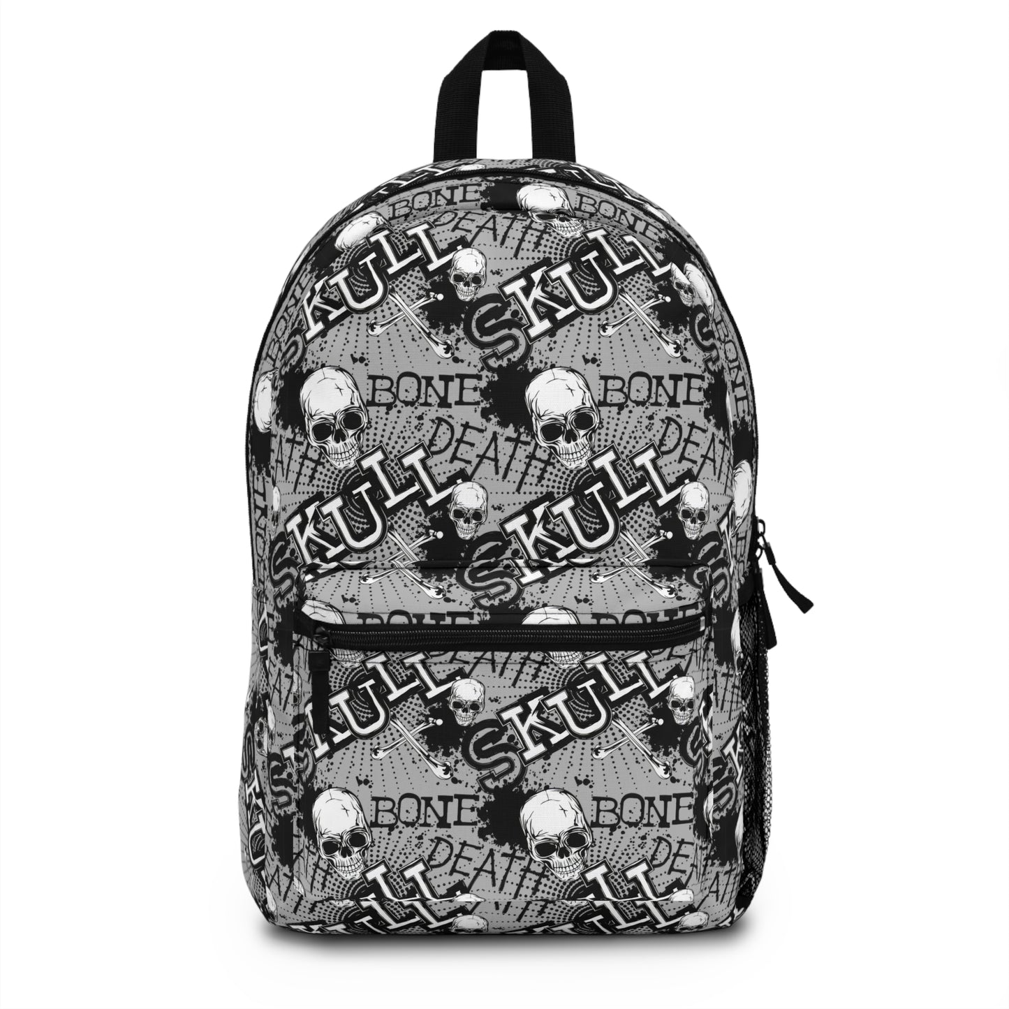 Skulls Minimalist Backpack Grey