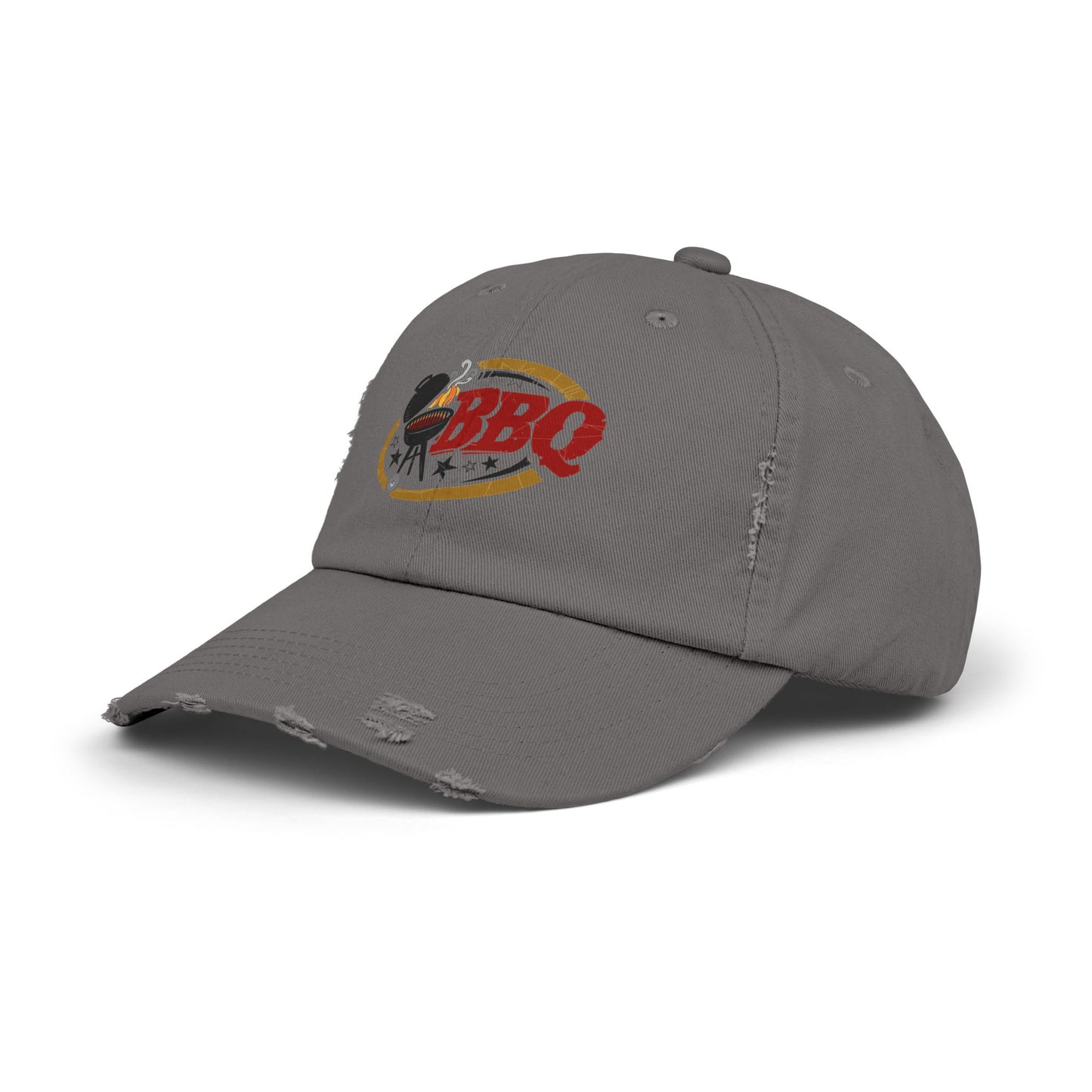 Unisex Distressed BBQ Cap - Perfect for Grill Lovers