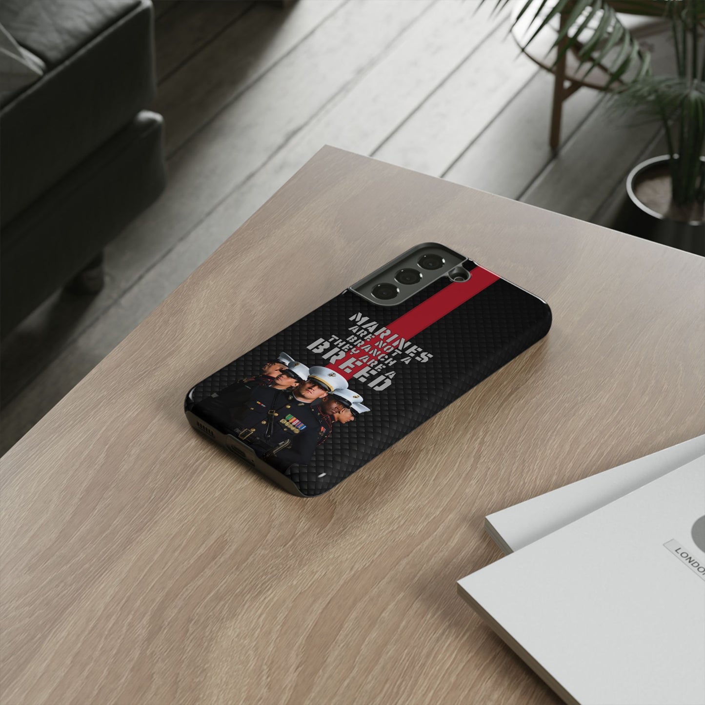 Marine Corps Samsung Tough Phone Case - Proud Military Supporter