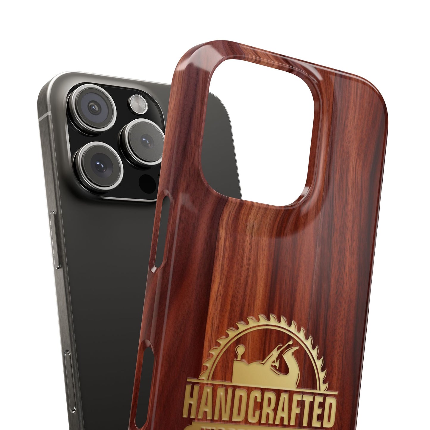 Woodworking Logo Slim Cases, iPhone