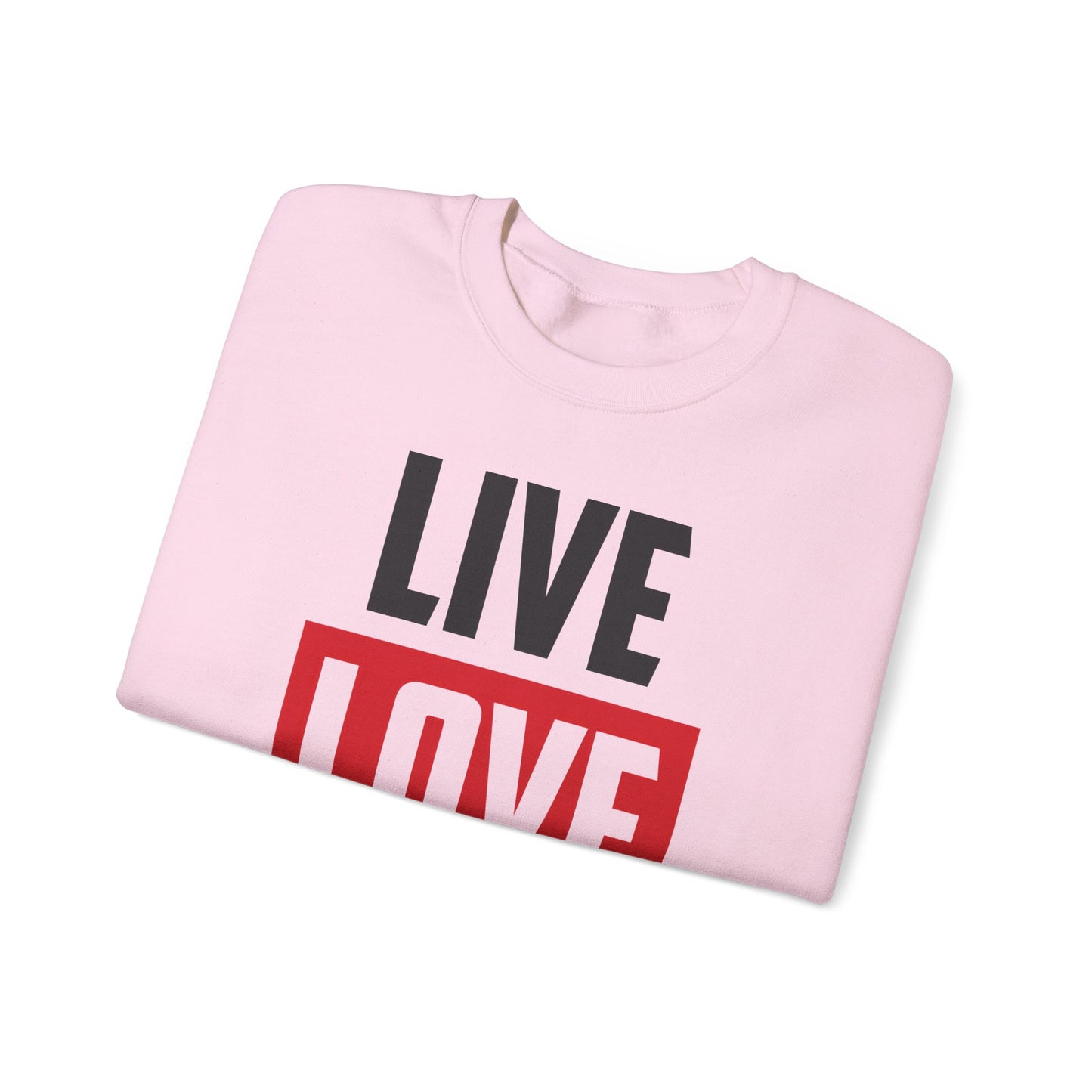 Live Love Texas Crewneck Sweatshirt – Cozy Unisex Pullover for Texas Lovers