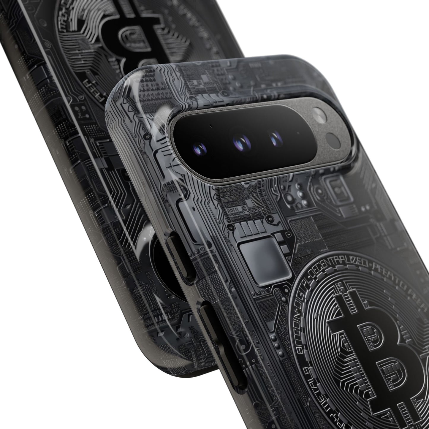 Bitcoin Google Pixel Tough Phone Case, Cryptocurrency Protection Cover