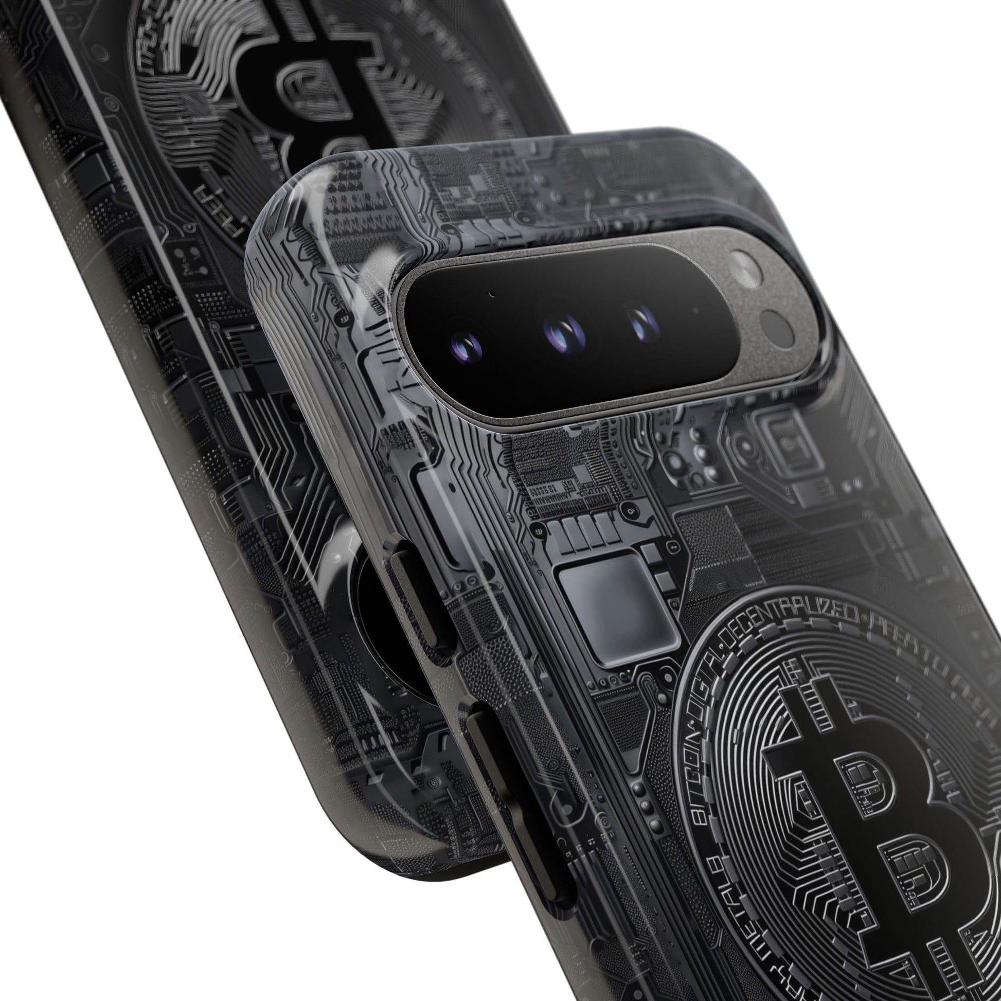 Bitcoin Google Pixel Tough Phone Case, Cryptocurrency Protection Cover