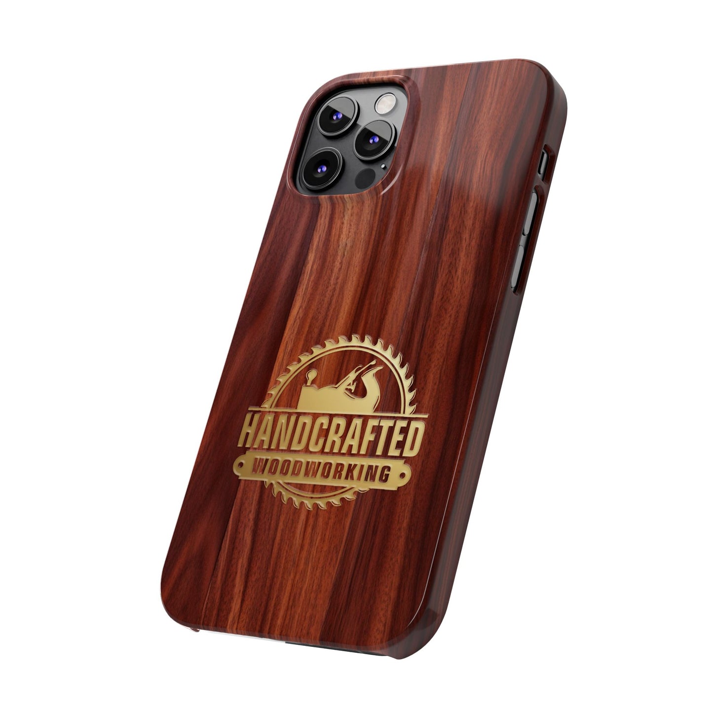 Woodworking Logo Slim Cases, iPhone