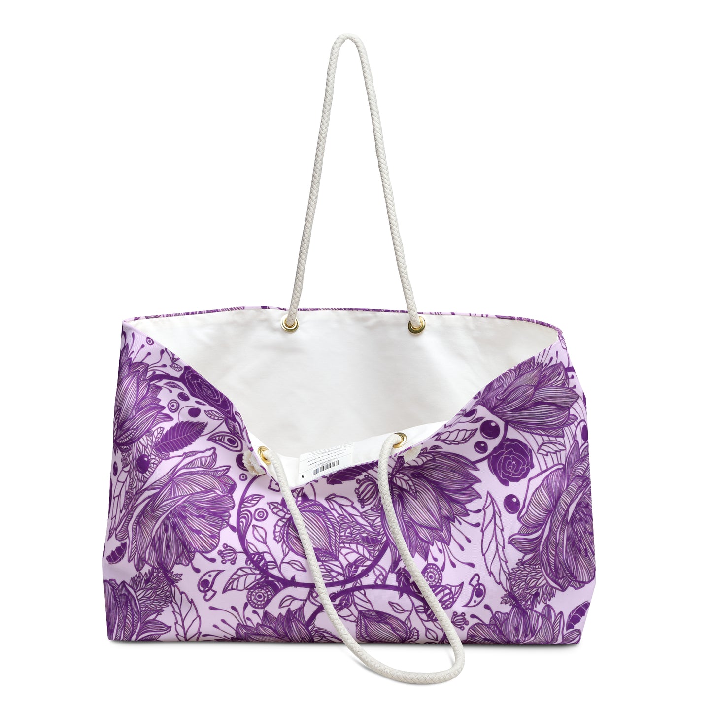 Graphical Garden: Purple Edition Weekender Bag