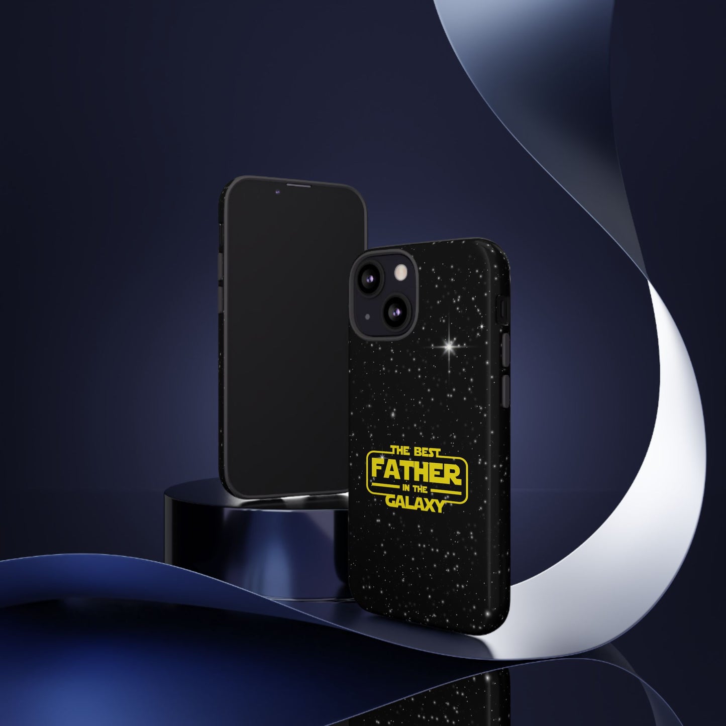 Galaxy-Themed iPhone Tough Case - Perfect Gift for the Best Father