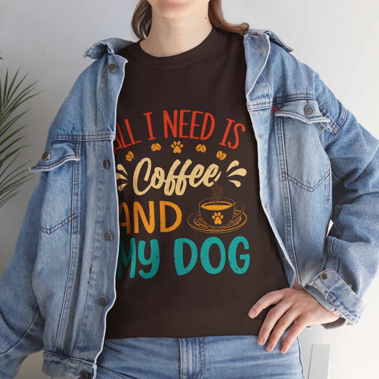 Coffee and Dog Lover Unisex Tee - Perfect Gift for Pet Owners