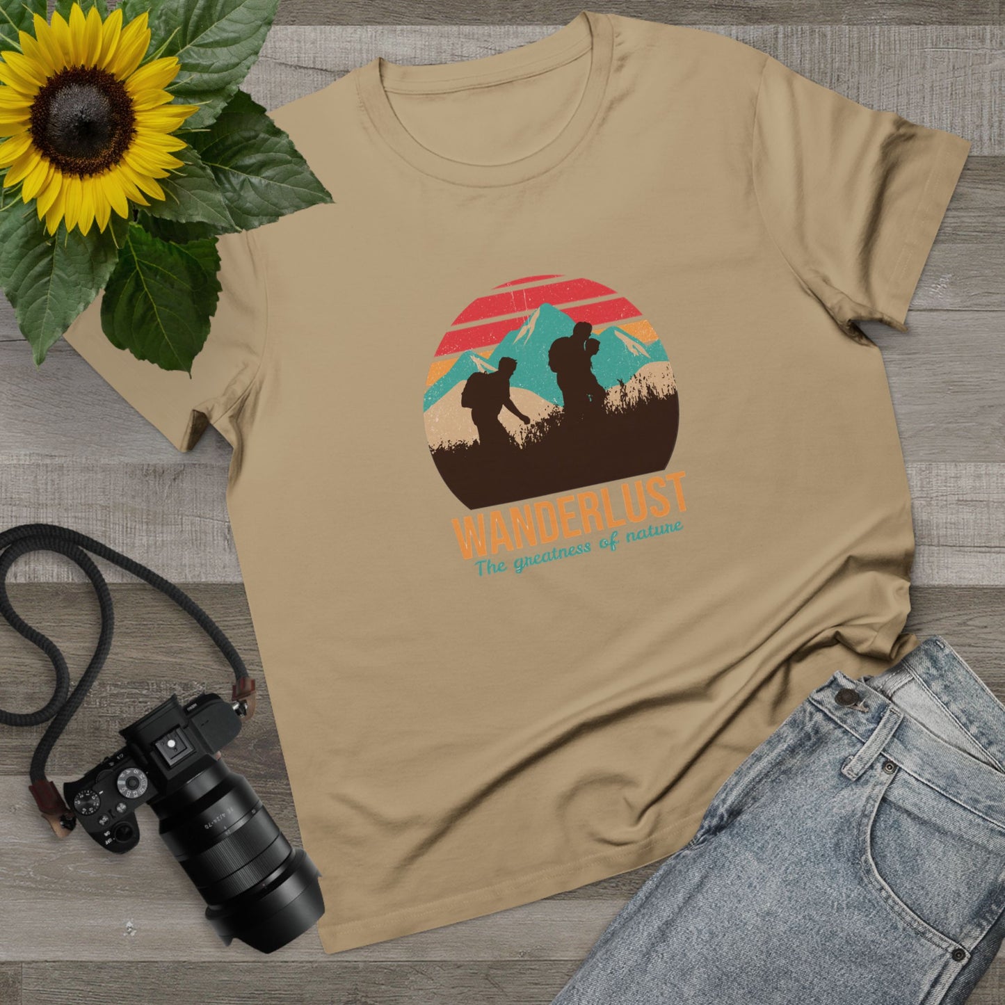 Wanderlust The Greatness Of Nature  Women’s Maple Tee