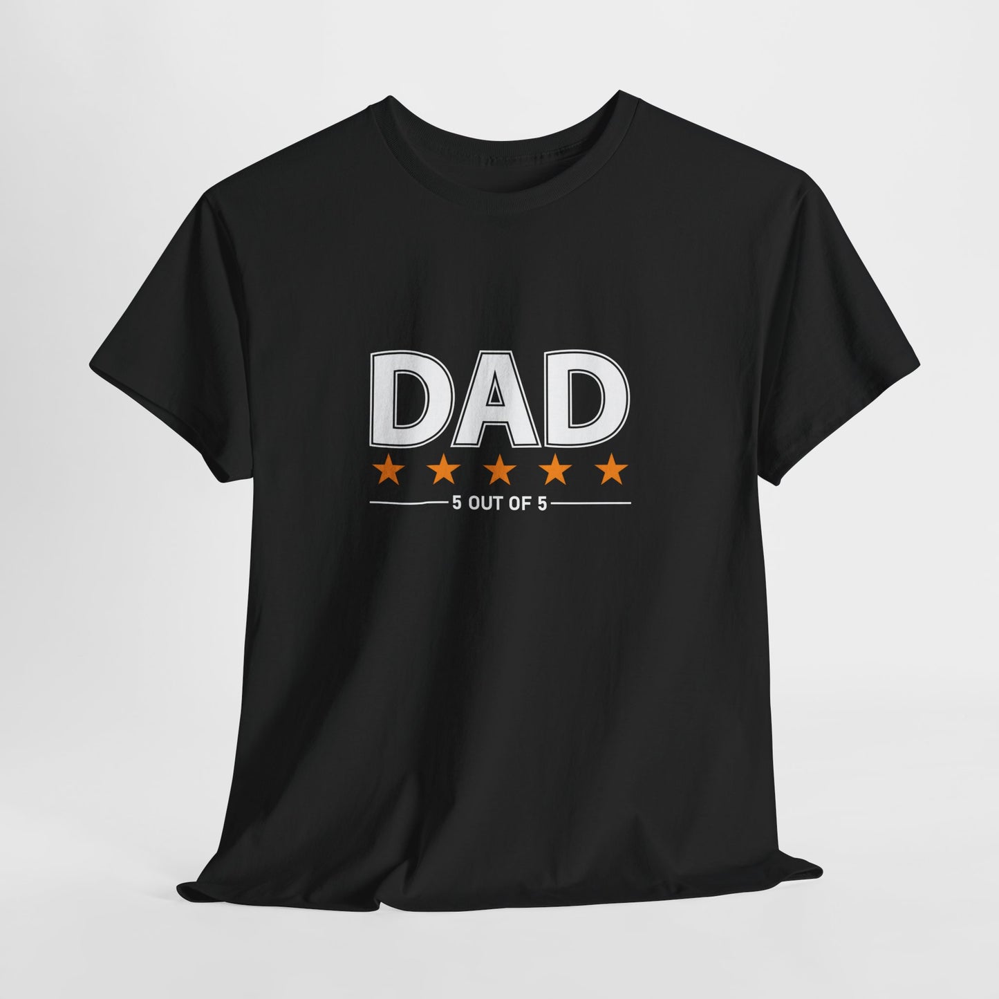 Father's Day Unisex Tee - 5 Stars Dad T-shirt
