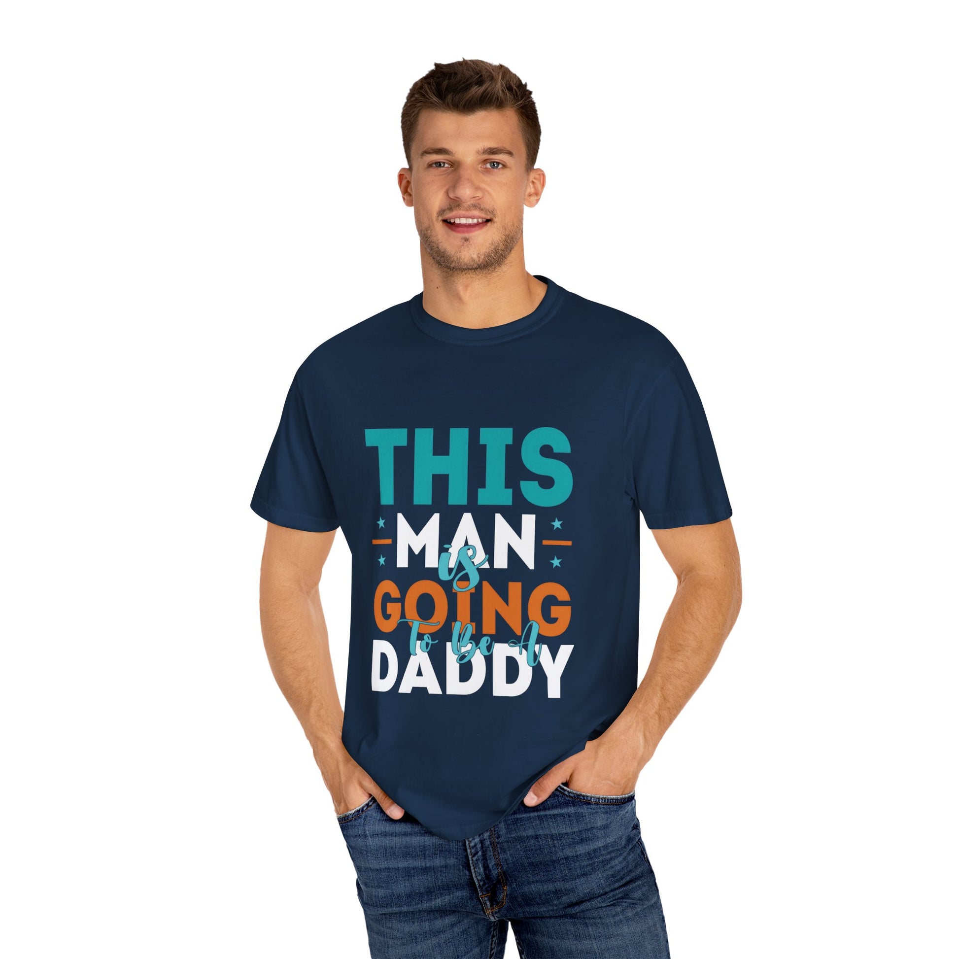 Funny Daddy-To-Be T-Shirt - Unisex Garment-Dyed Tee