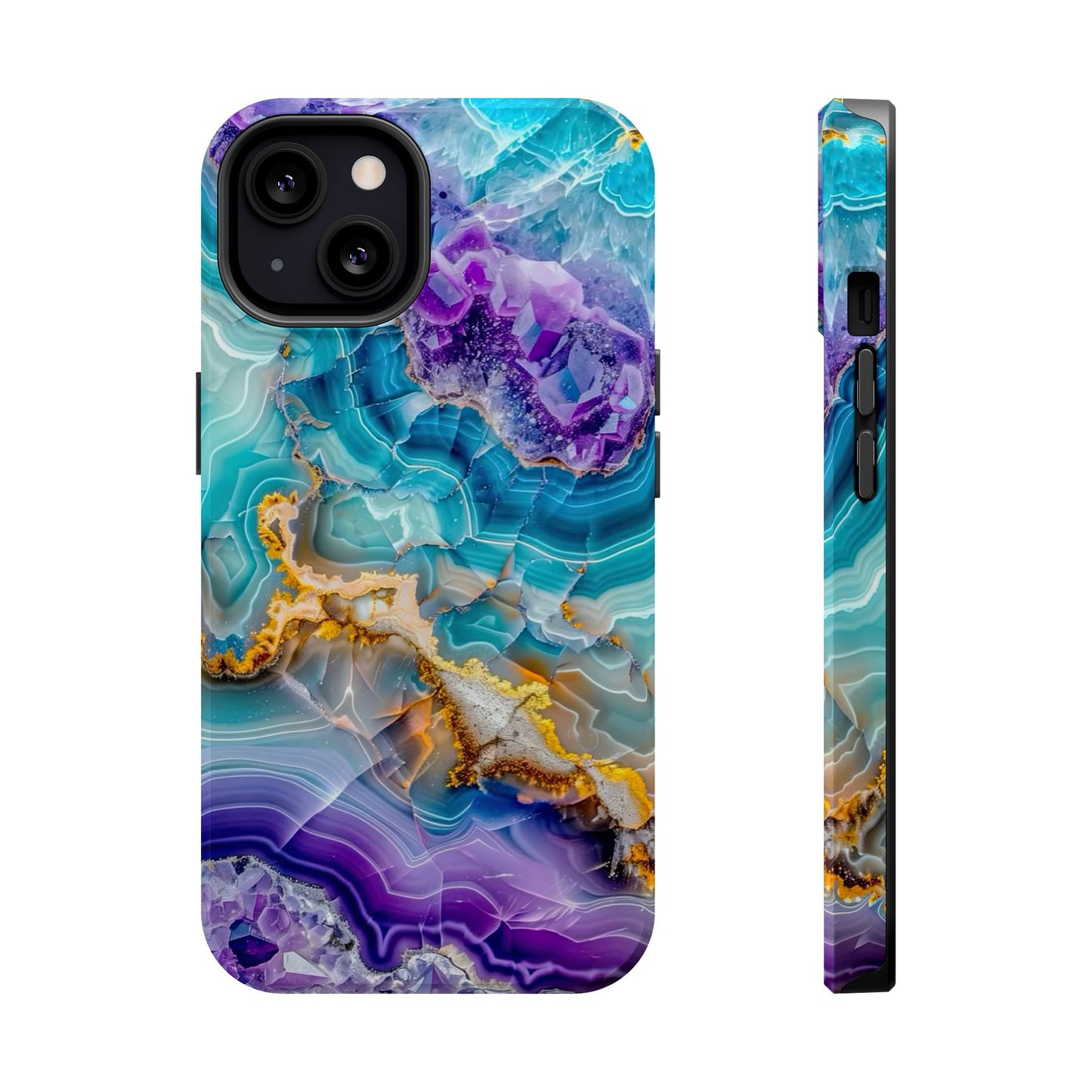 Blue Agate Magnetic Phone Case