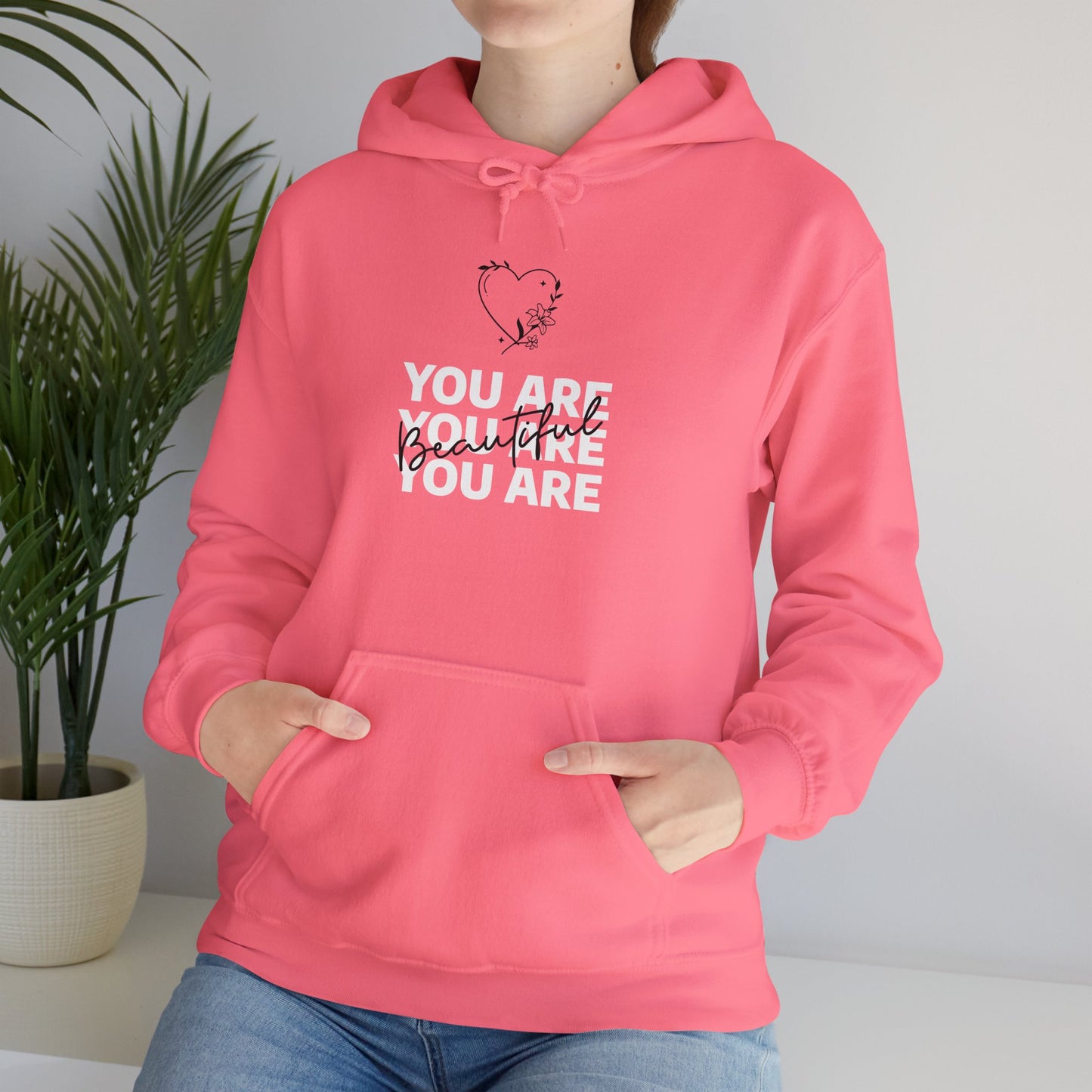 You Are Beautiful Unisex Heavy Blend™ Hooded Sweatshirt