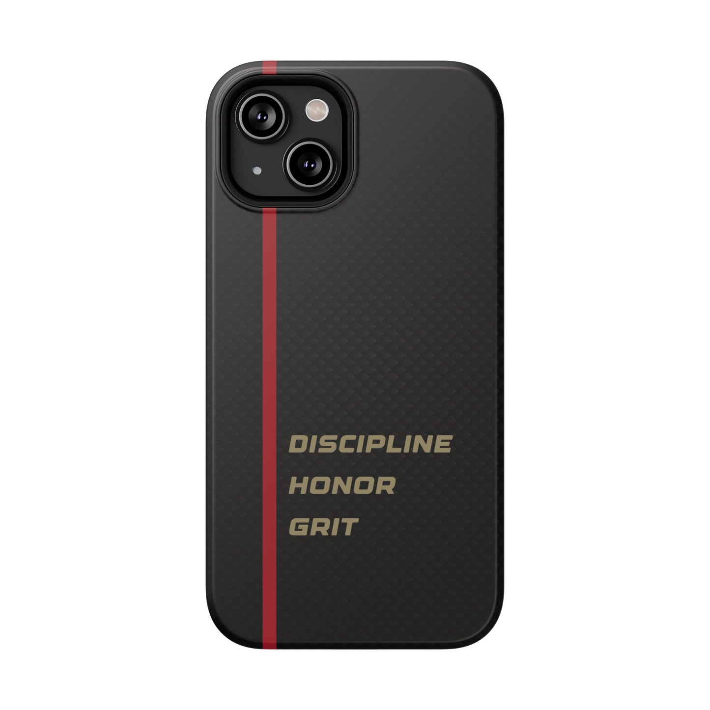 Discipline, Honor, Grit Impact-Resistant Phone Case