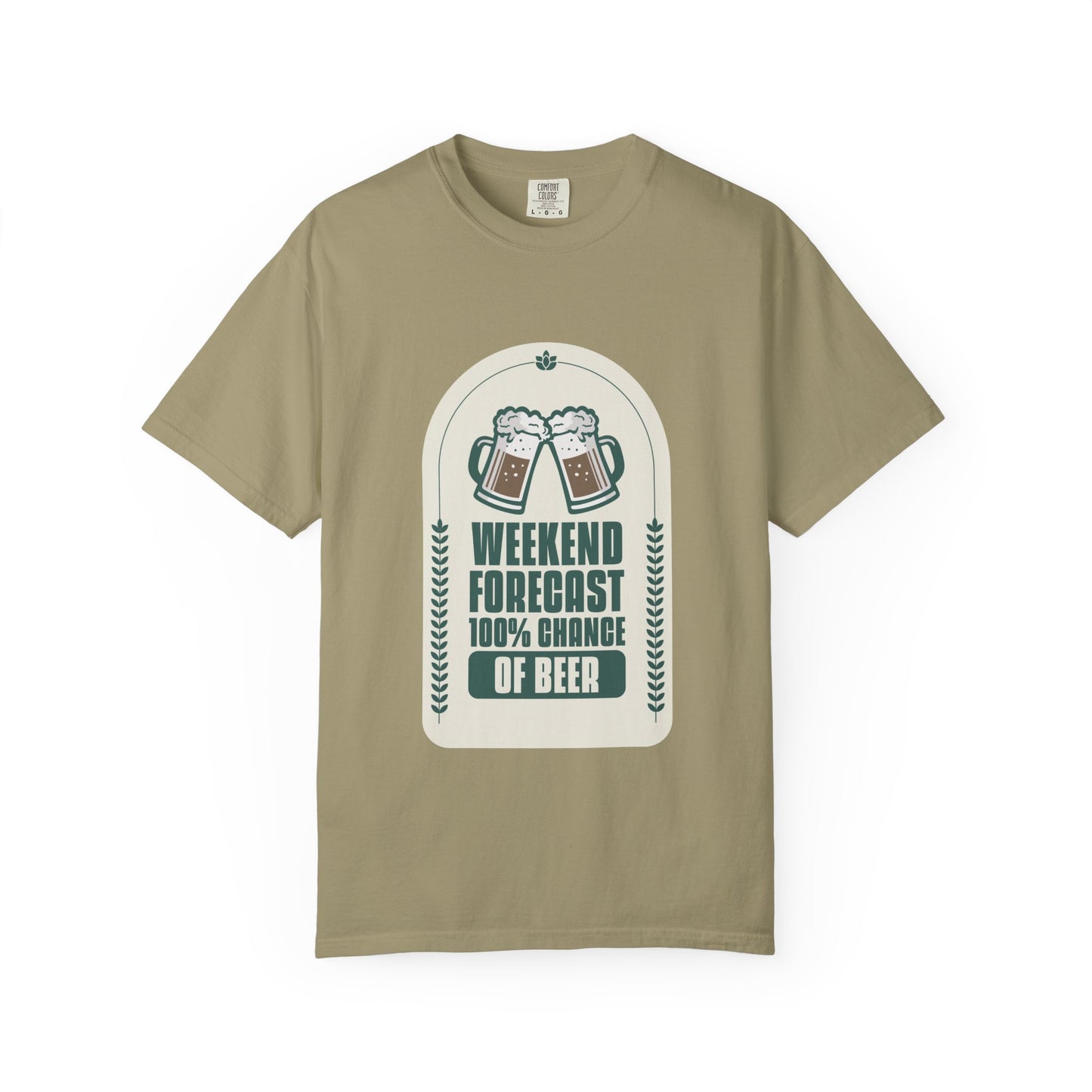 Weekend Forecast 100% Chance Of Beer T-shirt