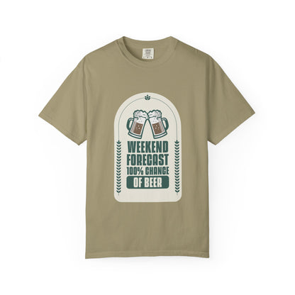 Weekend Forecast 100% Chance Of Beer T-shirt