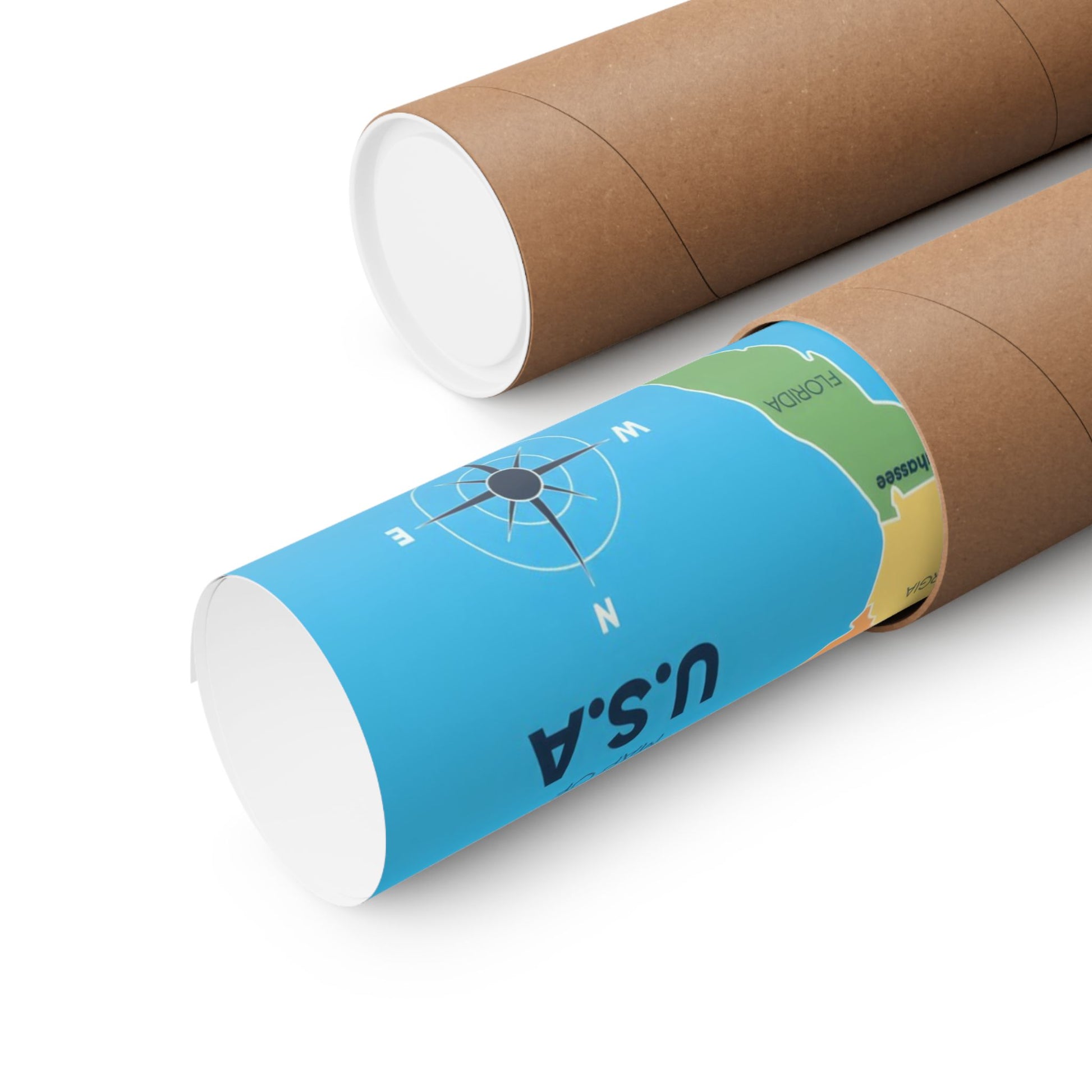 USA Map States and Capitals Posters