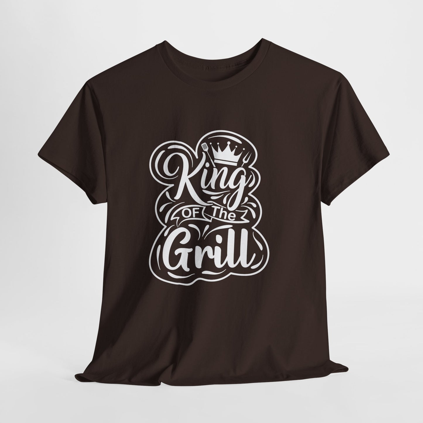 King of the Grill Heavy Cotton Tee - Perfect Gift for BBQ Lovers