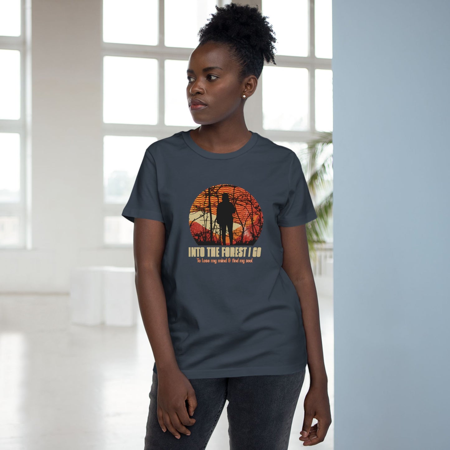 Into The Forest I Go Women’s Maple Tee