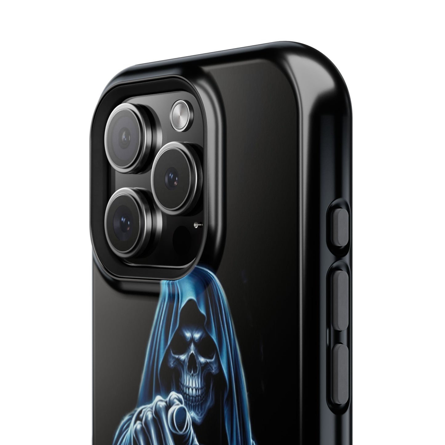 Gothic Magnetic iPhone Case: Don't Touch My Phone