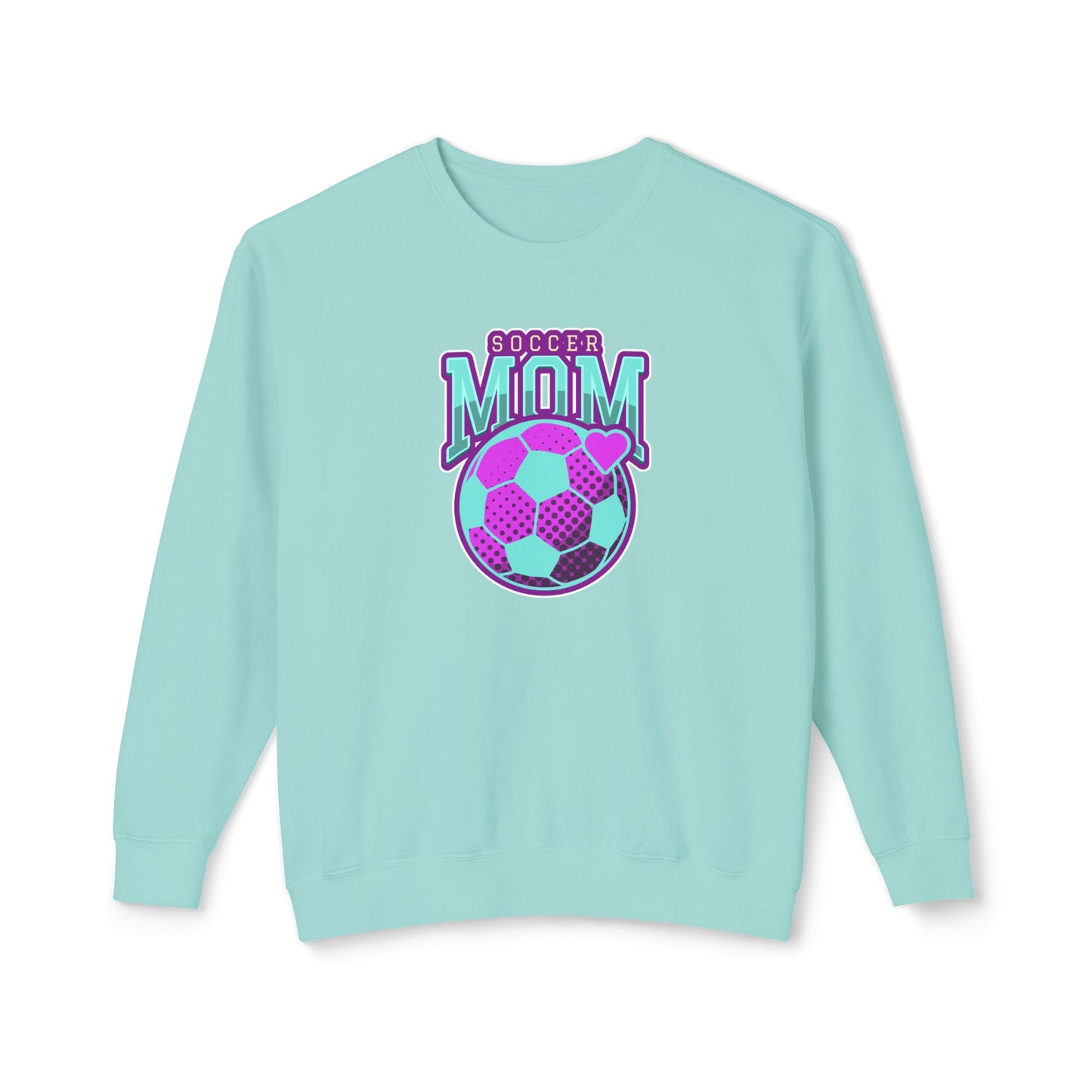 Soccer Mom Unisex Lightweight Crewneck Sweatshirt