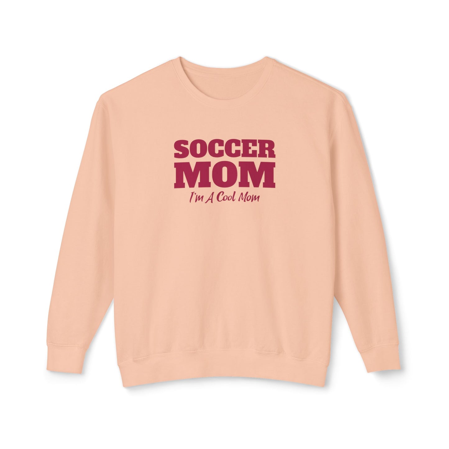 Soccer Mom Unisex Lightweight Crewneck Sweatshirt