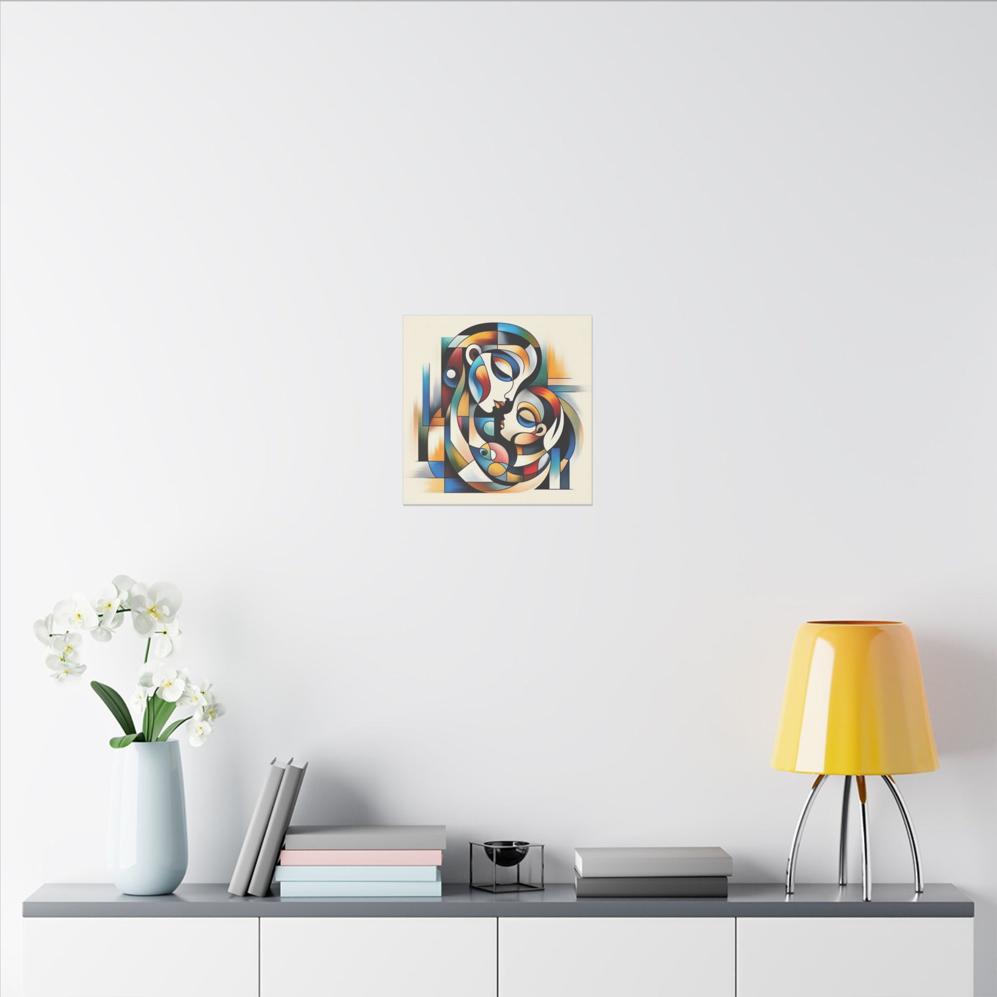 Motherhood in Shapes - Canvas Print