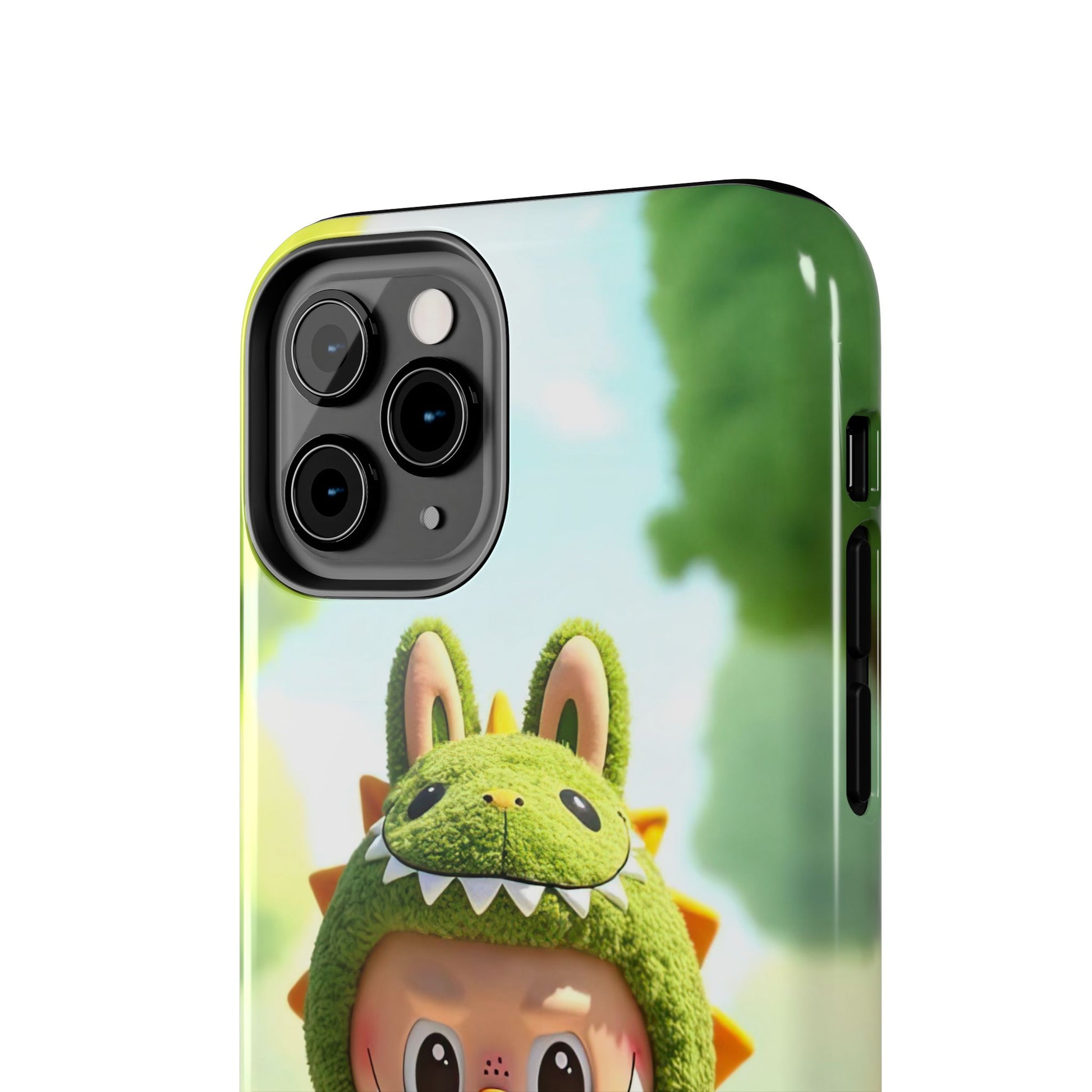 The Monsters Tough Case for iPhone Models – Playful Dinosaur Design, Dual Layer Protective Cover, Fun Mobile Accessory