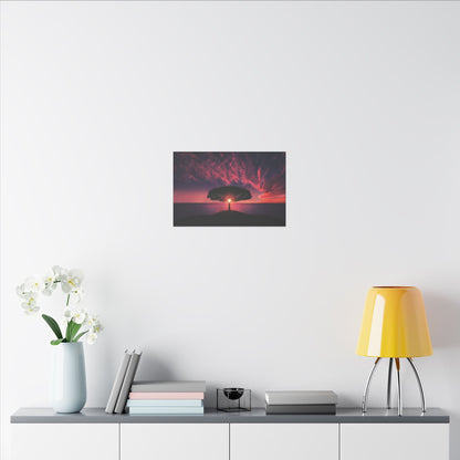 Golden Hour Through the Leaves - Canvas Print