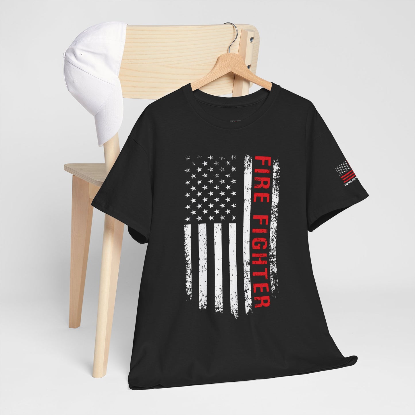 Firefighter Red Line T-shirt