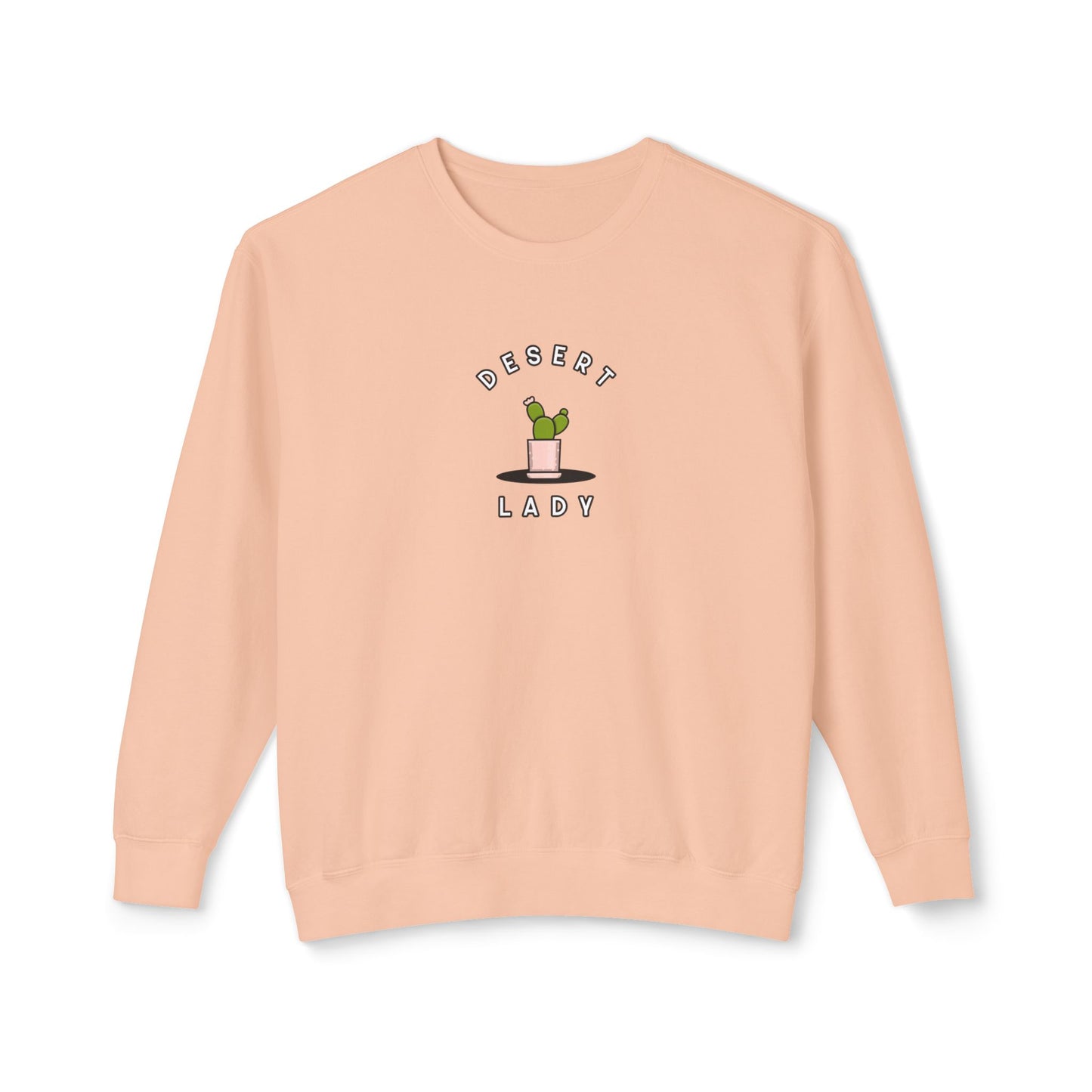 Desert Lady Unisex Lightweight Crewneck Sweatshirt