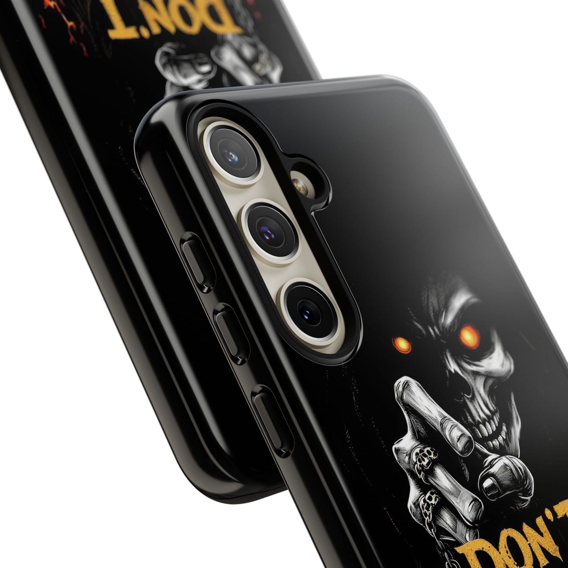 Skull Samsung Tough Cases, Don't Touch My Phone Cover,