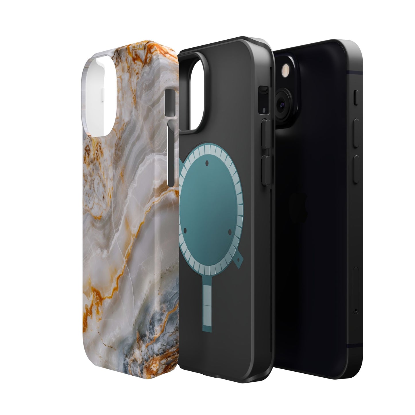 Pure Elegance Marble Magnetic iPhone Case, Stylish & Trendy Accessories