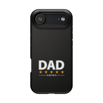 Dad 5 Out of 5 Stars Magnetic Phone Case