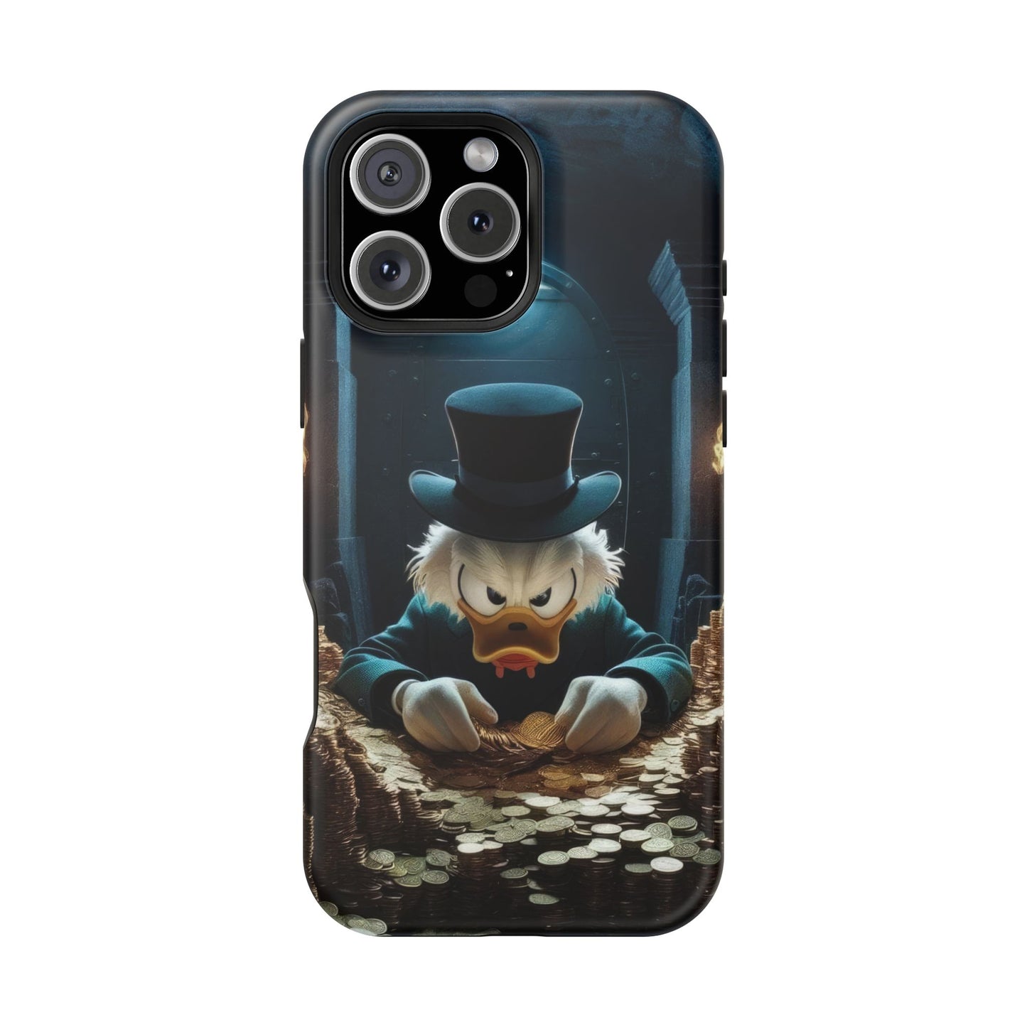 Magnetic Phone Case - Scrooge McDuck Design