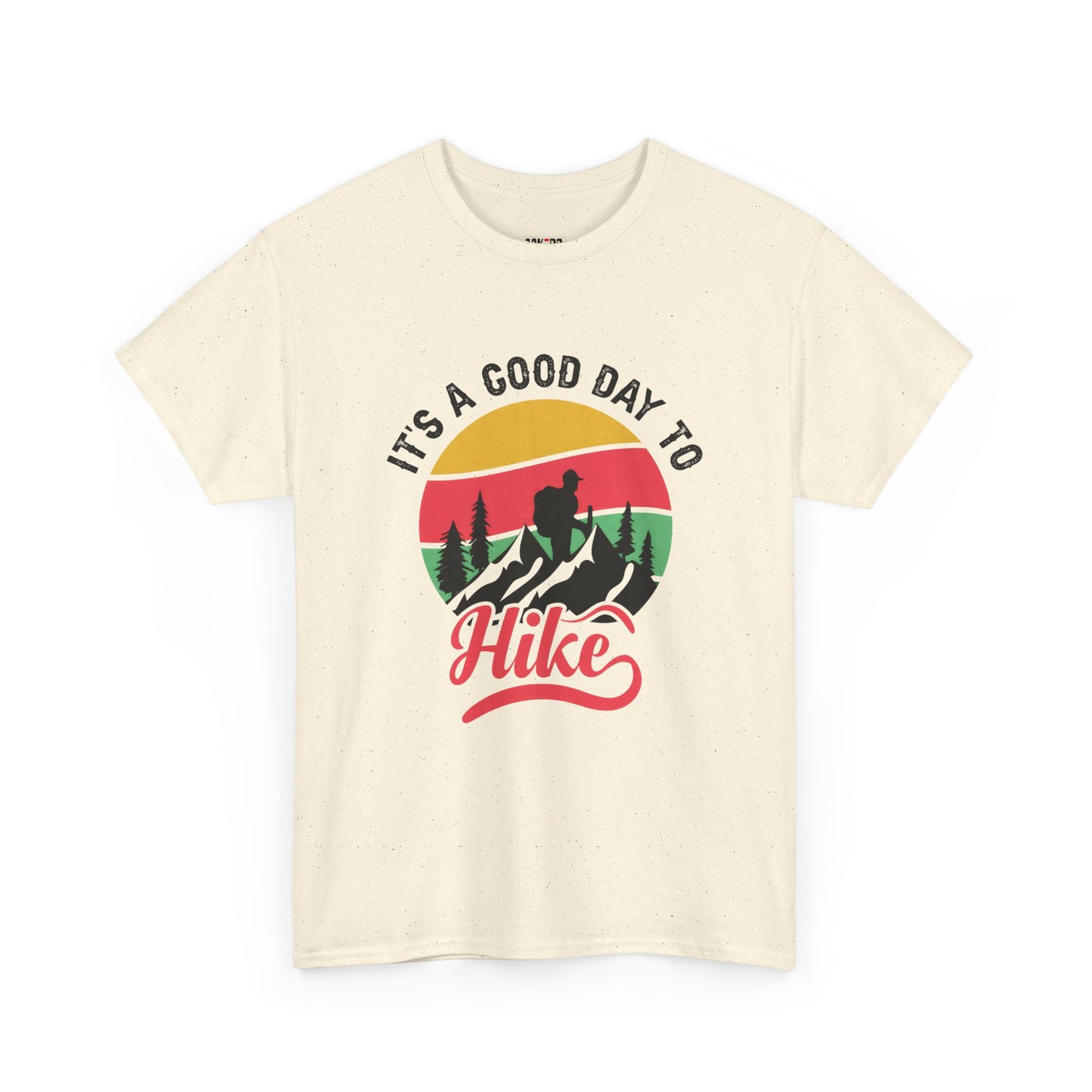 "It's a Good Day to Hike" Unisex Heavy Cotton Tee - Adventure Outdoor Shirt