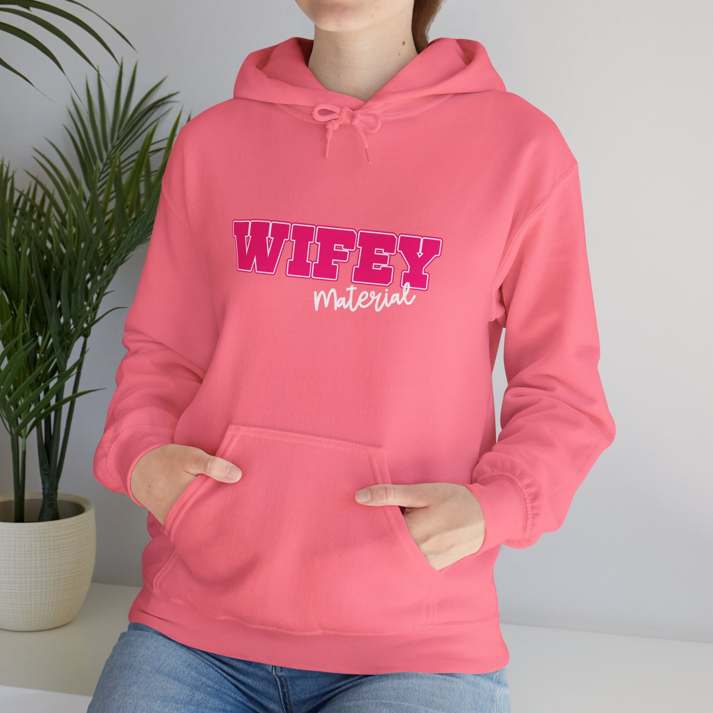 Wifey Material Hooded Sweatshirt
