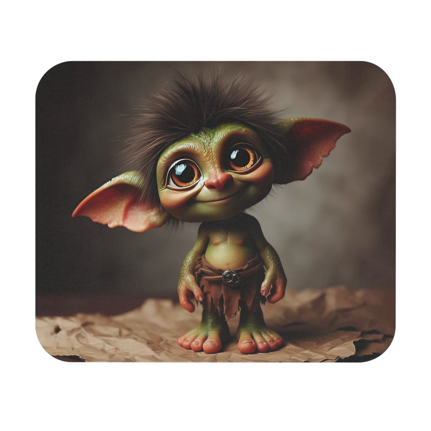 Whimsical Goblin Mouse Pad - Phantasy Desk Accessory