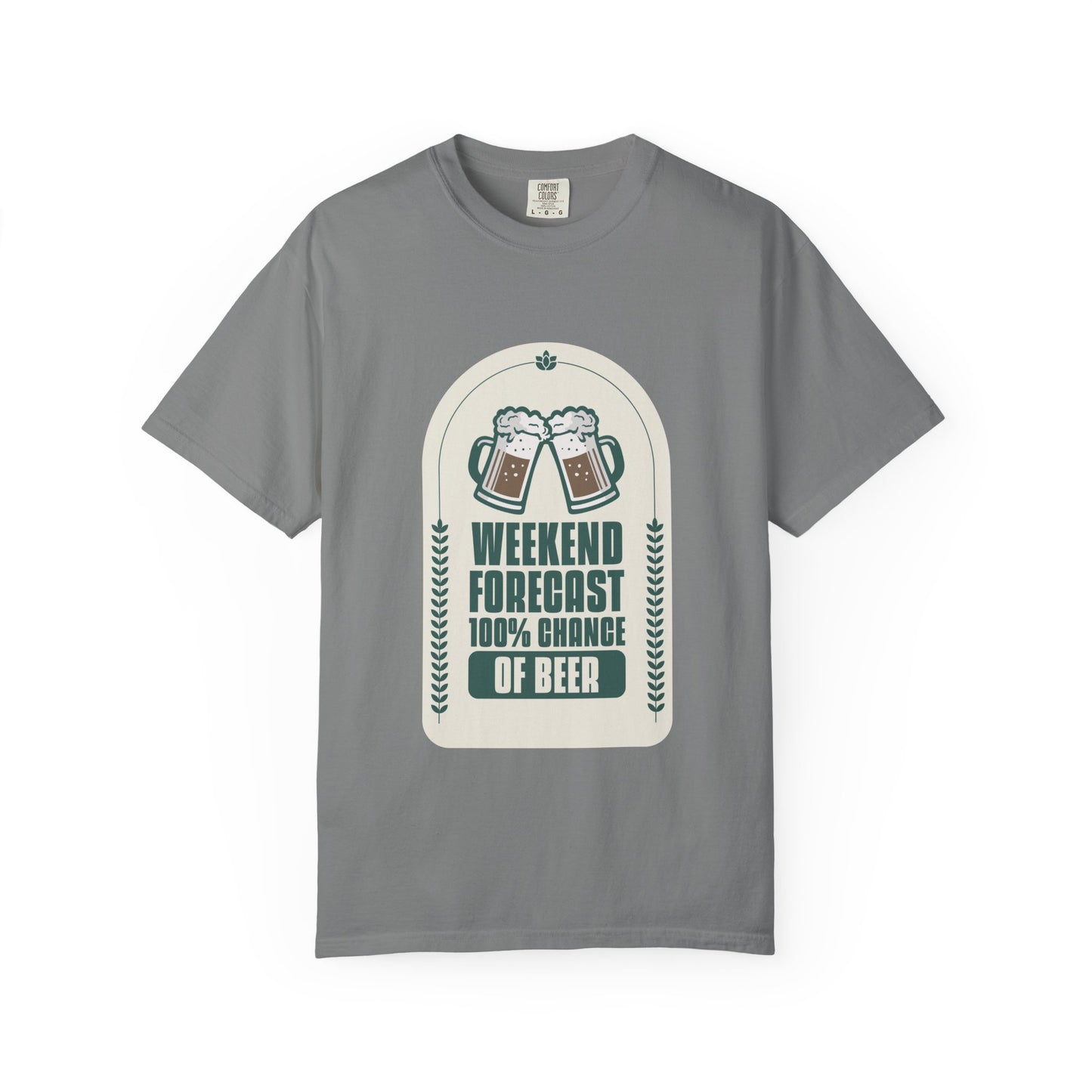 Weekend Forecast 100% Chance Of Beer T-shirt