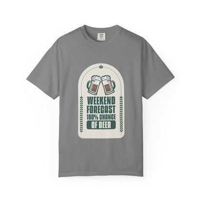 Weekend Forecast 100% Chance Of Beer T-shirt