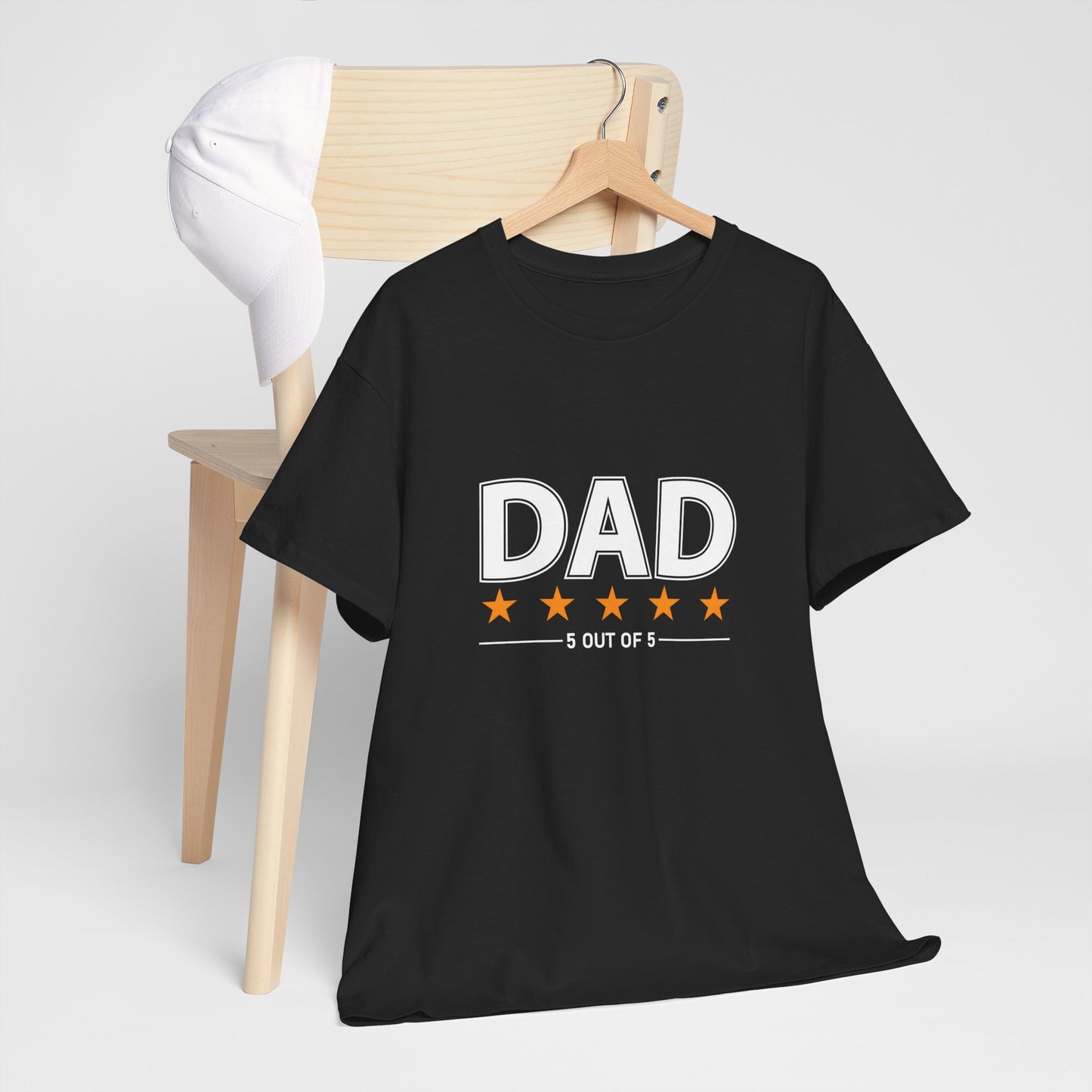 Father's Day Unisex Tee - 5 Stars Dad T-shirt