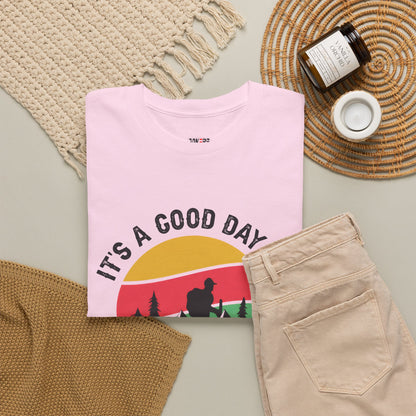 "It's a Good Day to Hike" Unisex Heavy Cotton Tee - Adventure Outdoor Shirt
