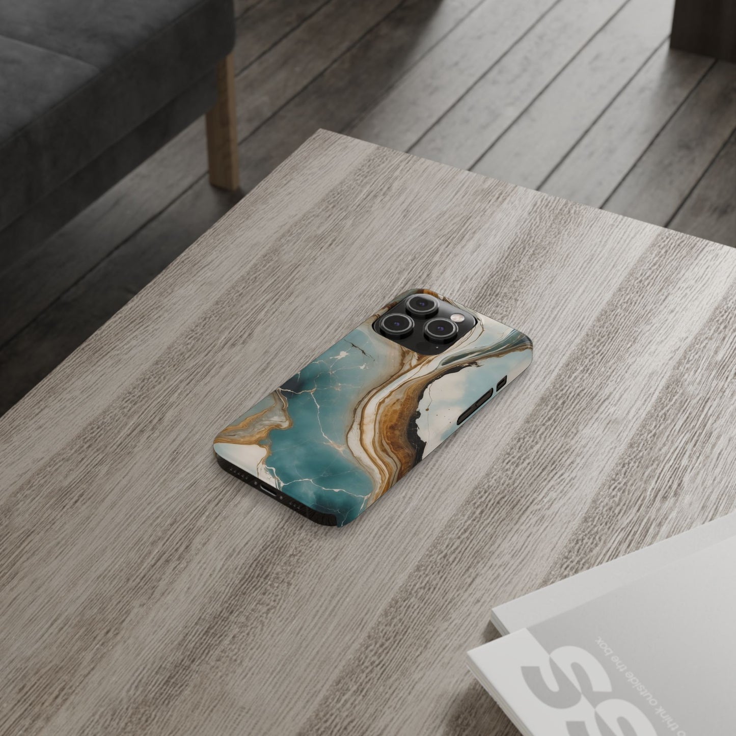 Marble Slim Phone Case, Stylish Protective Cover