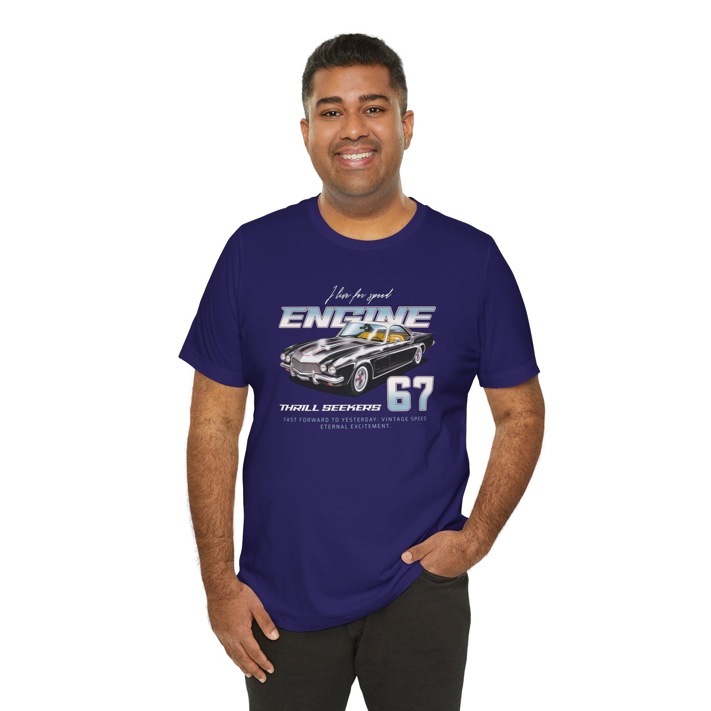 I Live For Speed Engine Unisex Jersey Short Sleeve Tee