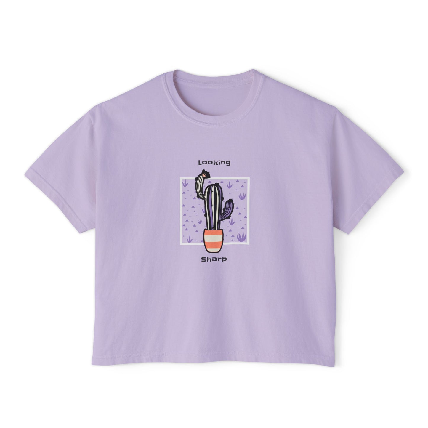 Camiseta cuadrada para mujer Looking Sharp 